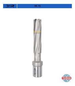 3Keego 18 x 75 mm TCT Uzun Elmas Manyetik Matkap Ucu HC75