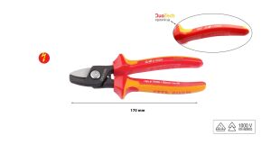 Ceta Form 170mm 1000 volt VDE İzoleli RZR Serisi Kablo Kesici G30-58-0170