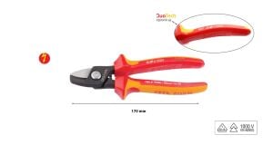Ceta Form 170mm 1000 volt VDE İzoleli RZR Serisi Kablo Kesici G30-58-0170