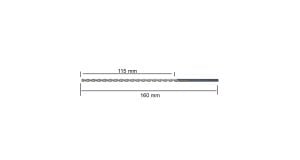 PTG 3.5x165 mm Çok Uzun Metal Matkap Ucu HSS DIN 1869 -1