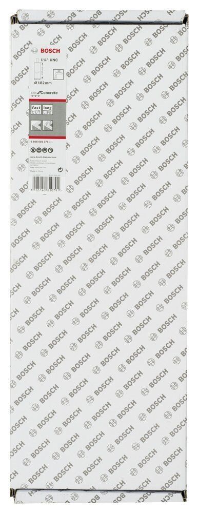 Bosch Elmas Karot Uç 182 mm 1 1/4'' UNC giriş 2608601376