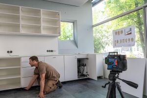 Bosch GLL 12V-100-33 CG Akülü 3x360° Yeşil Çizgi Lazeri L-Boxx 0601065401