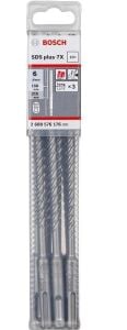 Bosch 6 x 215 mm 10'lu SDS Plus-7X 4 Elmaslı Özel Matkap Ucu 2608576176