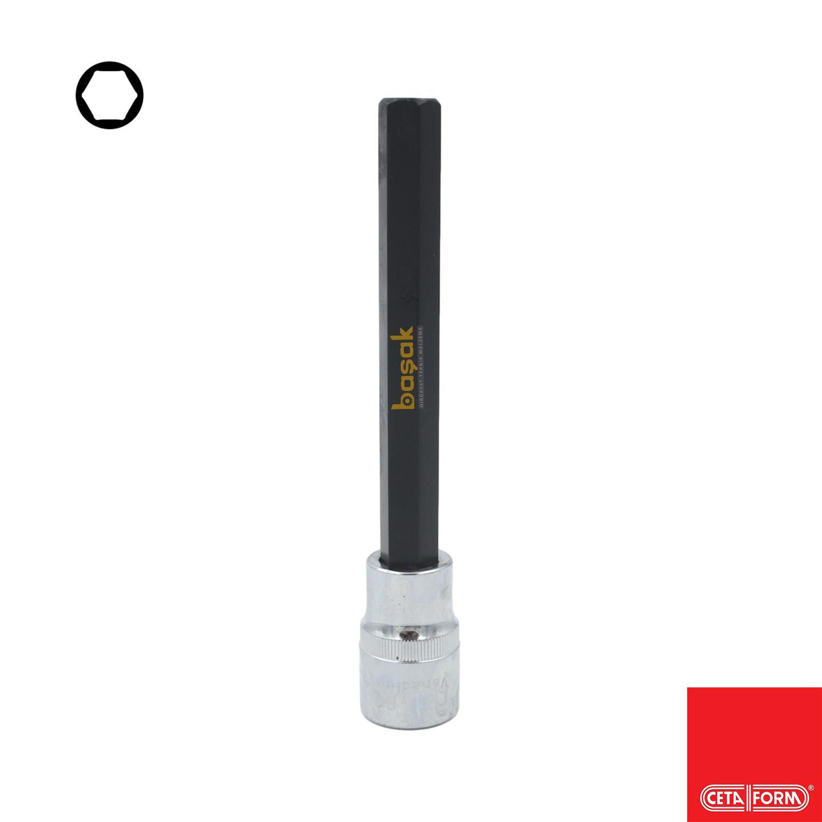 Ceta Form 12 mm Ekstra Uzun Tip 1/2” Lokmalı Allen C28S-H12XL