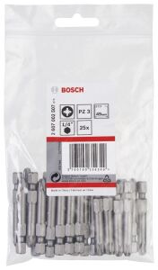 Bosch PZ3 49 mm 25'li Bits Uç ExtraHard 2607002507