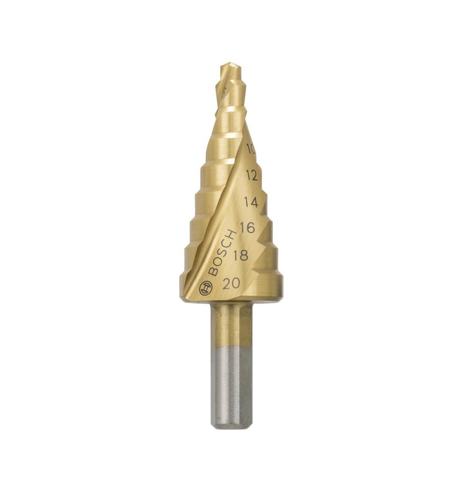 Bosch HSS-TiN 9 kademeli Matkap Ucu 4-20 mm 2608597526