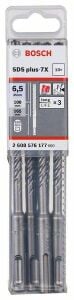 Bosch 6,5 x 165 mm 10'lu SDS Plus-7X 4 Elmaslı Özel Matkap Ucu 2608576177