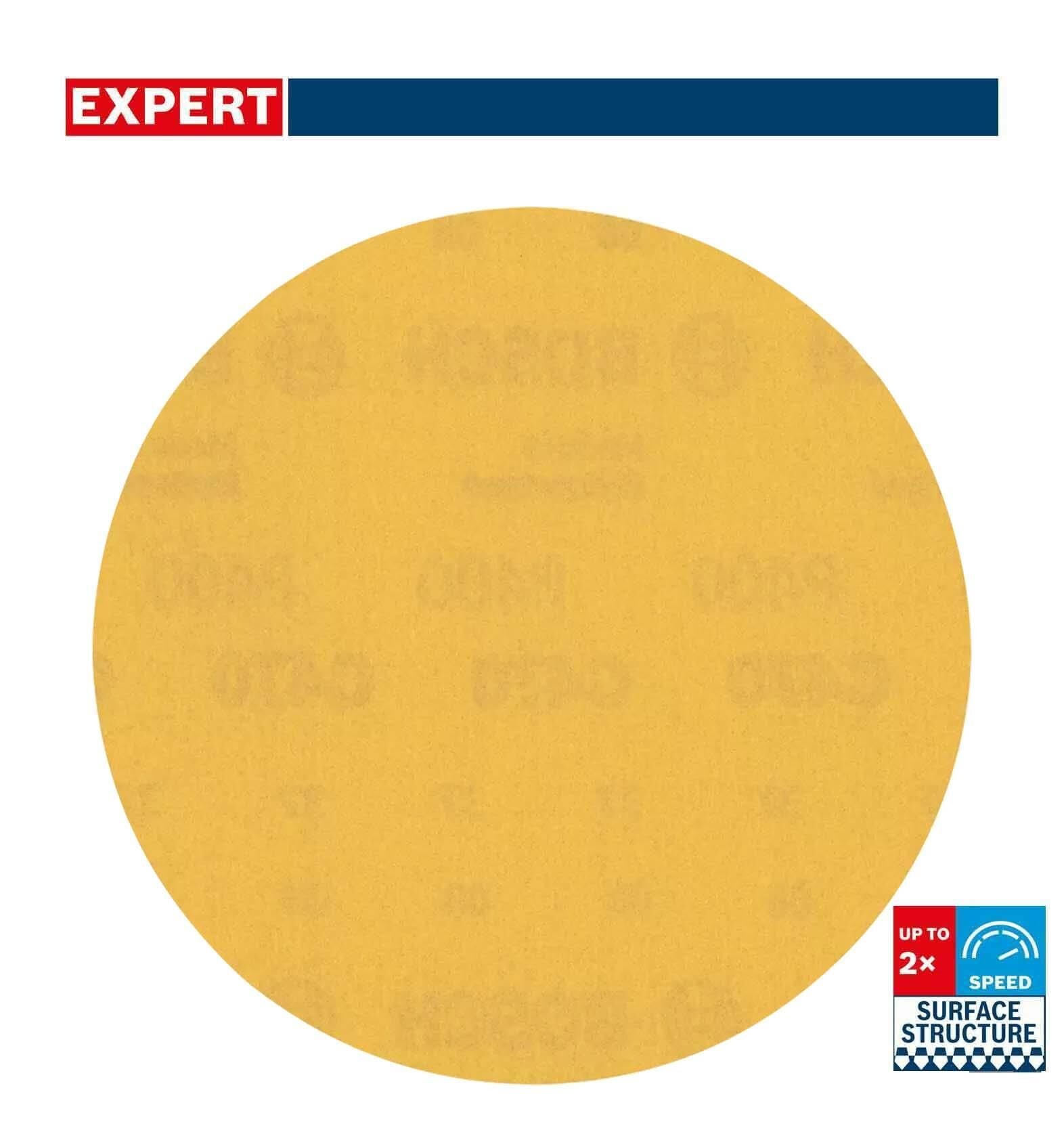 Bosch Expert C470 125 mm 400 Kum Deliksiz Kum Zımpara Kağıdı 50li 2608901156