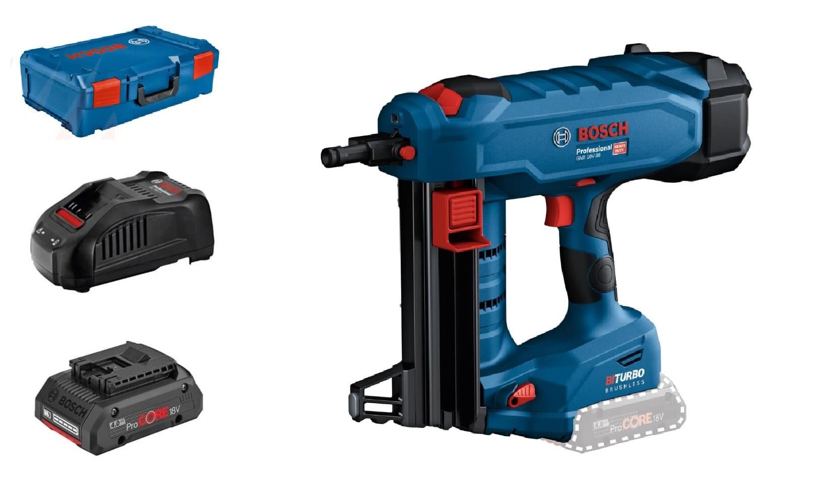 Bosch GNB 18V-38 Tek Akülü Çivi Çakma 1x4Ah ProCORE