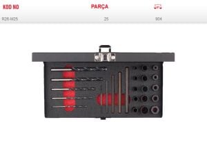 Ceta Form R26-M25 Kırık Cıvata Çıkarma Kiti