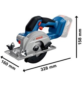 Bosch GKS 18V-51 140 mm Akülü Daire Testere 2x4 Ah. 06019M3122