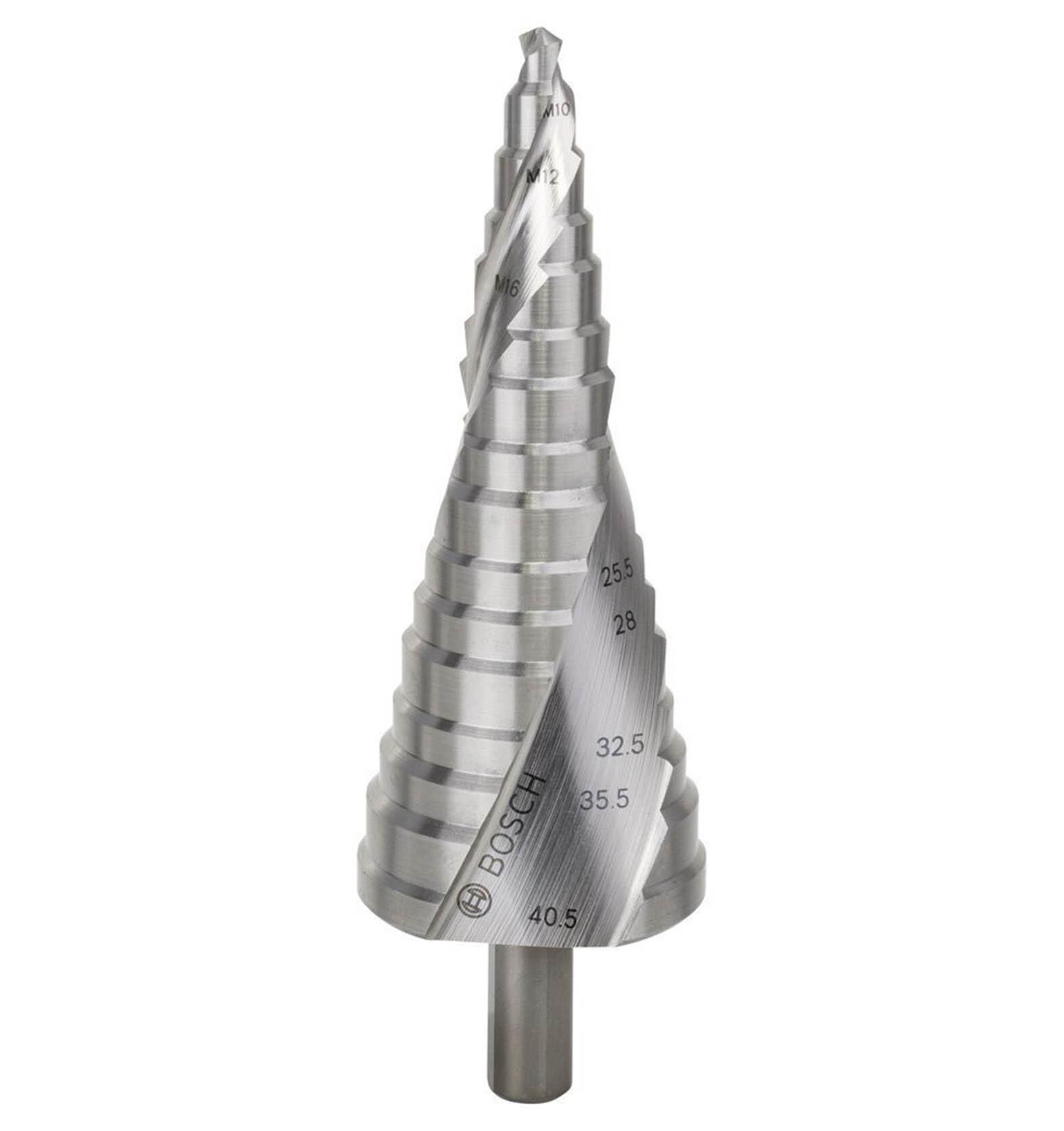 Bosch HSS 16 kademeli Matkap Ucu M10-M40 | 6 - 40,5mm 2608587427