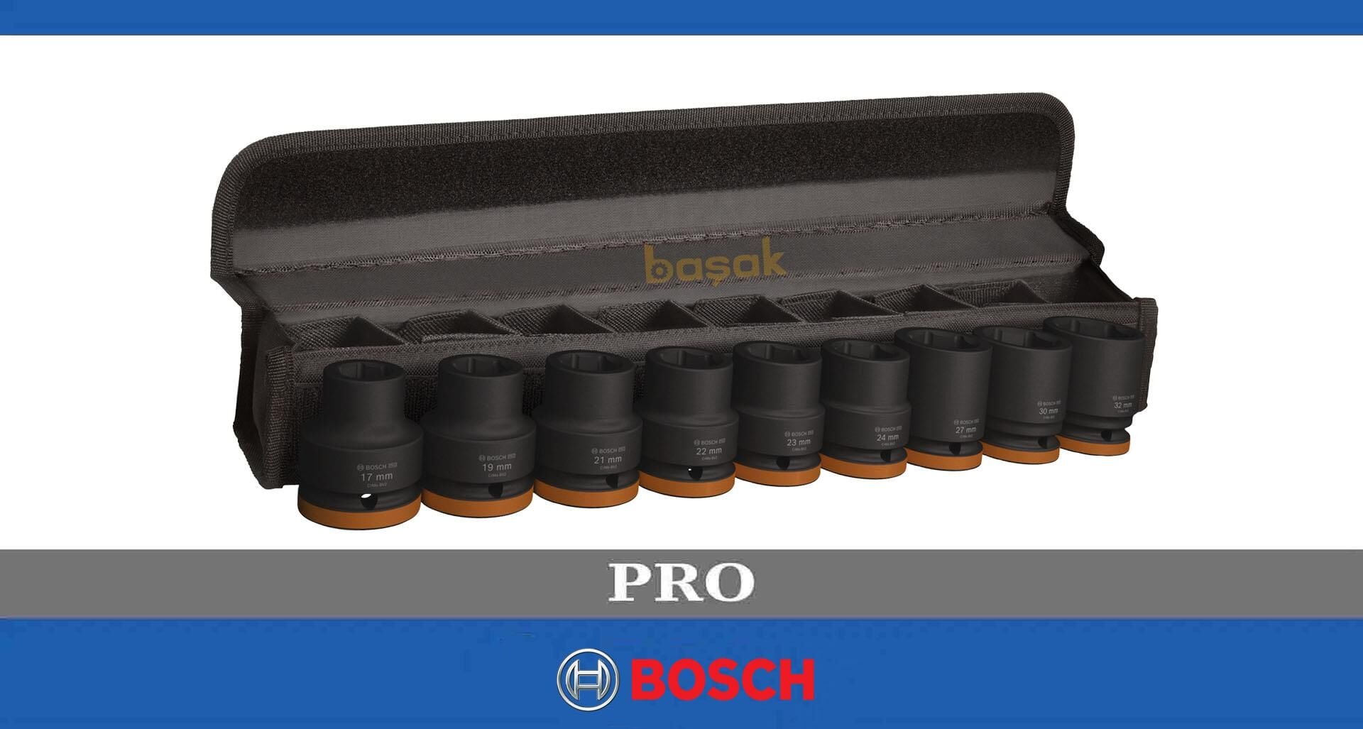 Bosch Pro 3/4 Havalı Lokma Seti 17-32 mm 2608003041