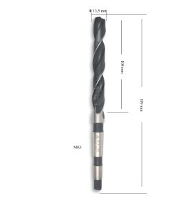 MTE 13,5 mm Mors Konik Saplı Matkap Ucu HSS (DIN 345)