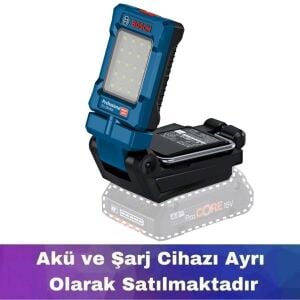 Bosch GLI 18V-800 Akülü Led Çalışma Lambası (Akü ve Şarj Yoktur) 0601443600