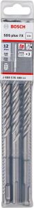 Bosch 12 x 215 mm 10'lu SDS Plus-7X 4 Elmaslı Özel Matkap Ucu 2608576188