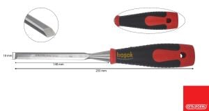 Ceta Form 10 mm Plastik Saplı Düz Iskarpela L50-10-2