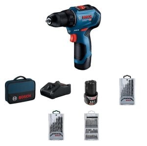 GSR 12V-30 Akülü Vidalama + 39 Parça Set 2x2 Ah 06019G9001