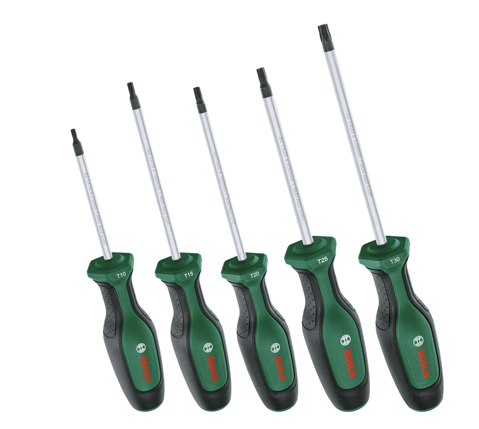 Bosch T10 - T30 Torx Tornavida Seti 5 Parça 1600A02BX6