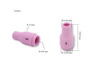 TC0012 No:4 Fındık Argon Kaynak Fincanı 13N08 Tig 9-20 Trafimet