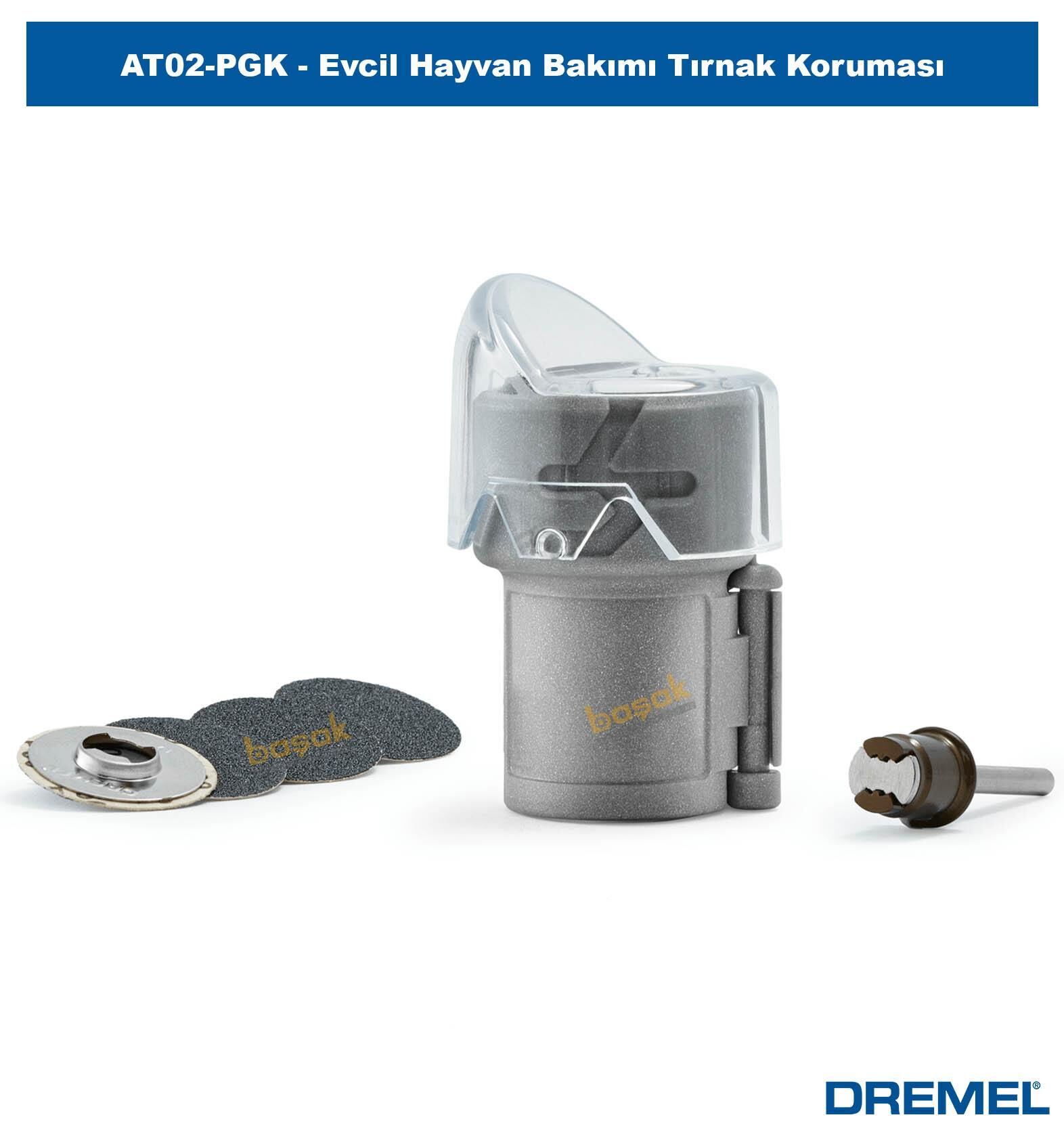 Dremel AT02-PGK Tırnak Bakım Koruyucu Başlık Seti 2615PG02JA