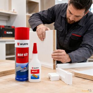 Würth MDF-Ahşap Aktivatörlü Hızlı Yapıştırıcı 100 ml + 500 ml 0892100443