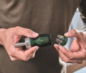 Bosch 6 Parça Bitsli Cırcırlı Tornavida PZ1-2, PH2, SL4, TX25, H5