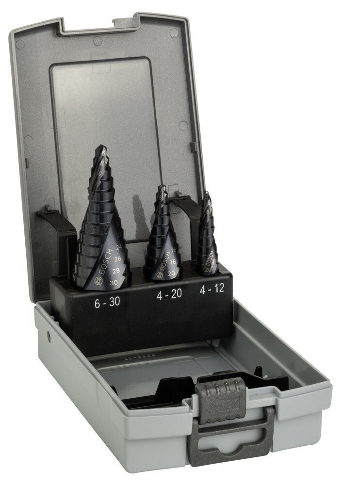 Bosch HSS-AlTiN 3'lü Pro-box 4-12,4-20,6-30 mm 2608588069