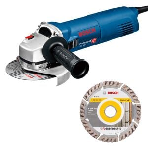 Bosch GWS 1400 125 mm Elmas Kesme Diskli 1400W Avuç Taşlama 0615990N1V