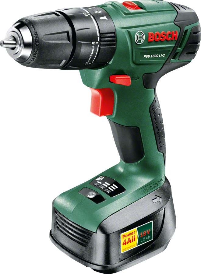 Bosch PSB 1800 LI-2 Tek Akü Akülü Darbeli Delme/Vidalama Makinesi 06039A3300