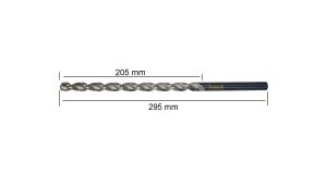 PTG 13x295 mm Çok Uzun Metal Matkap Ucu HSS DIN 1869 -1