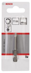 Bosch T15 49 mm 1'li Torx Bits Uç ExtraHard 2607001634