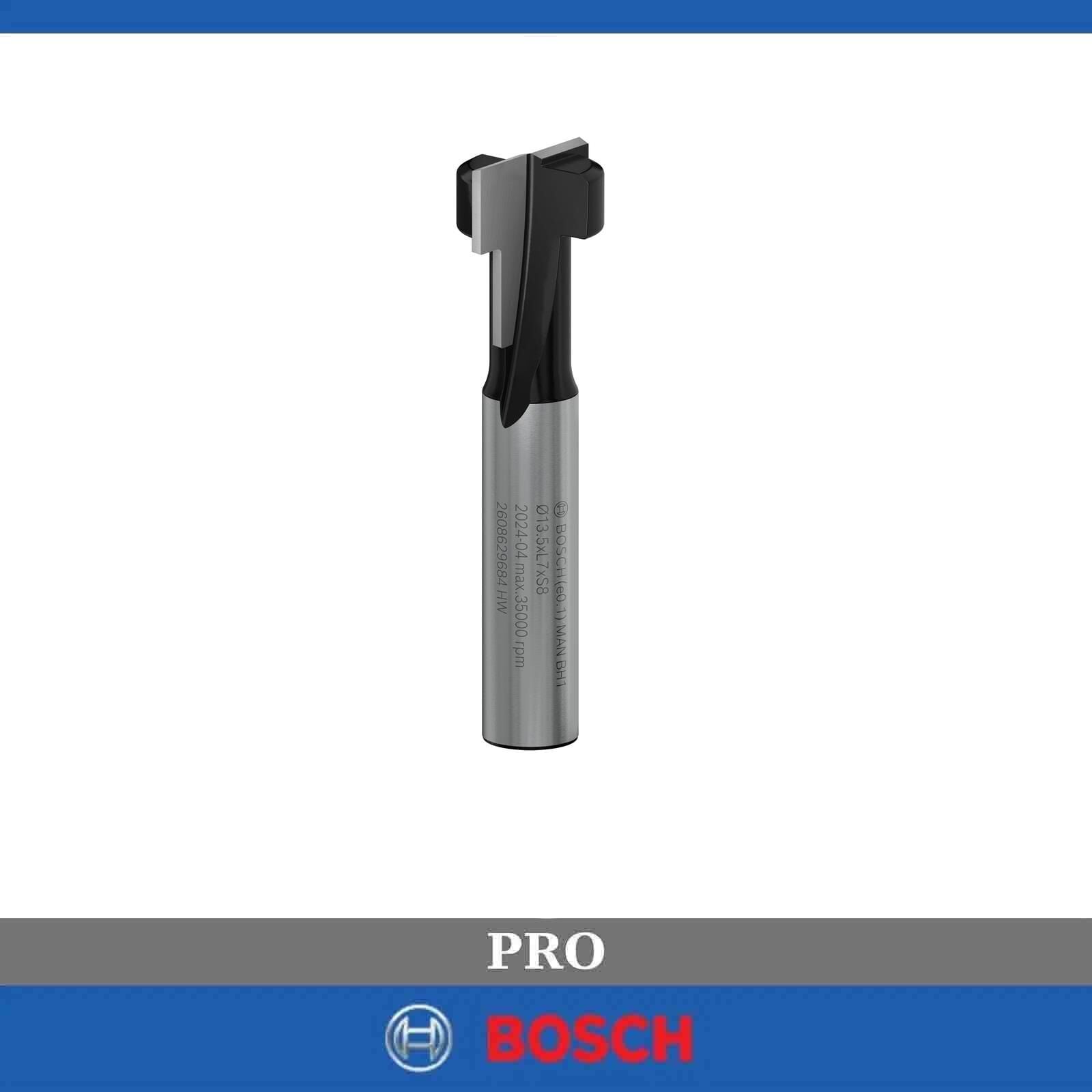 Bosch Pro 13.5x8.6 mm Ahşap T Oluk Açma Freze Ucu 2608629684