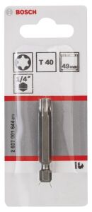 Bosch T40 49 mm 1'li Torx Bits UçExtraHard 2607001644