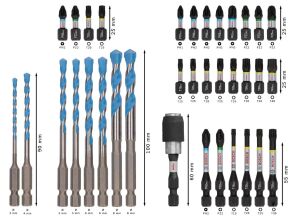 Bosch Pro 35 Parça Çok Amaçlı Matkap Ucu-Bits Uç Seti 2608522518