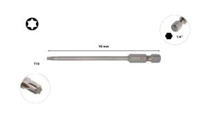 Ceta Form T10 x 90 mm Torx Bits Uç Uzun CB/8094