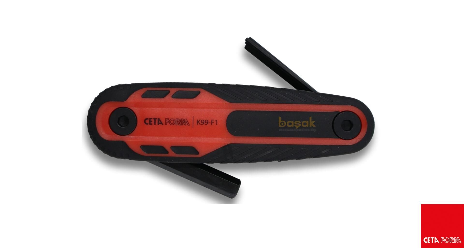 Ceta Form 8 Parça Çakı Tipi Allen Anahtar Seti 1.5-8 mm K99-F1