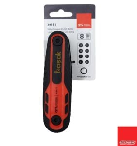 Ceta Form 8 Parça Çakı Tipi Allen Anahtar Seti 1.5-8 mm K99-F1
