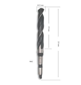 MTE 23 mm Mors Konik Saplı Matkap Ucu HSS (DIN 345)