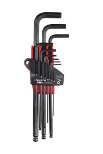 Würth RW Edition 1,5-10 mm Uzun Topbaşlı Allen Seti 9 Parça 07152026