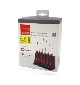 Ceta Form 6 Parça Düz Yıldız Elektronikçi Tornavida Takımı H99-12-06