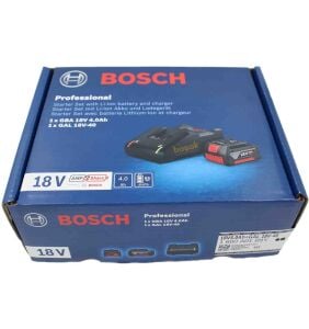 Bosch 18V 1x4.0 Ah Akü-Gal 18V-40 Şarj Cihazı Seti 1600A01B9Y