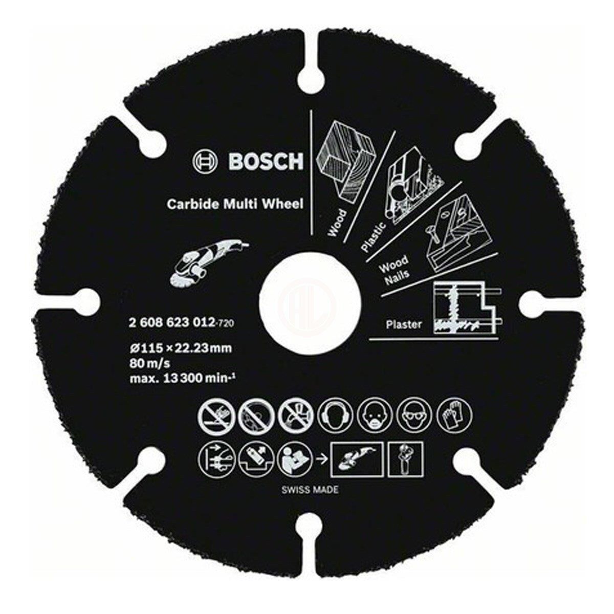 Bosch Çok Amaçlı Kesme Diski Carbide Multi Wheel 115x22,23 mm (10 Adet) - 06159975BU