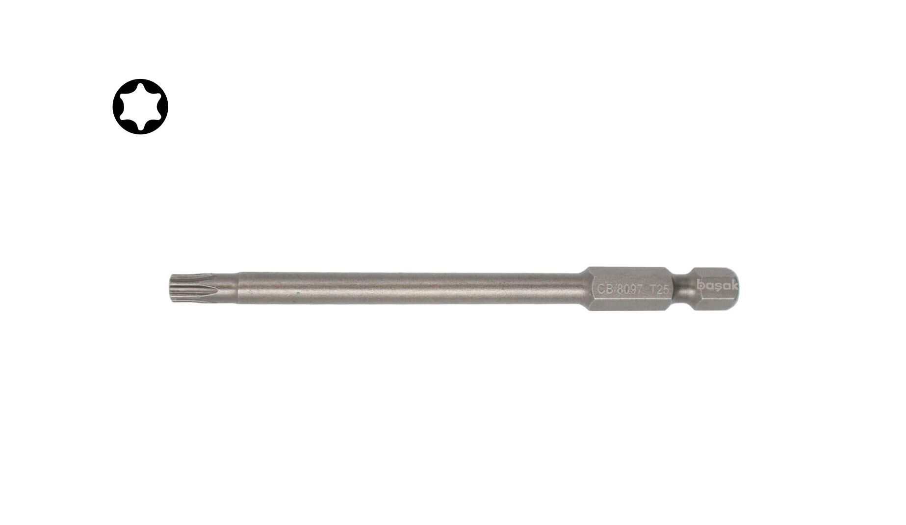 Ceta Form T25 x 90 mm Torx Bits Uç Uzun CB/8097