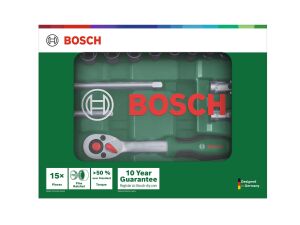 Bosch 1/4 Lokma Takımı 5 - 13 mm 15 Parça 1600A03EG1