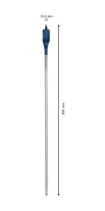 Bosch 19x400 mm Expert Yaprak Matkap Ucu 2608900346
