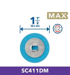 Dremel SC 411DM MAX EZ Speedclıc: Zımpara Diski