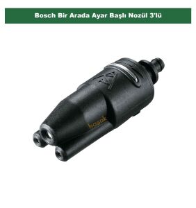 Bosch Bir Arada Ayar Başlı Nozül 3'lü F016800583