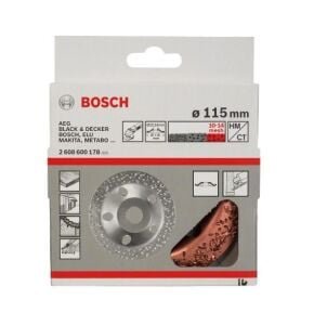 Bosch 115 mm Karbür Taşlama Diski Kaba Diş 2608600178