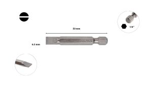 Ceta Form 6,5 mm Düz Bits 50 mm CB/622
